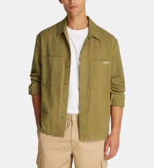 Surchemise droite coton flanelle Calvin Klein