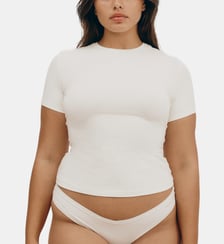 T-shirt ajusté col rond Organic Basics