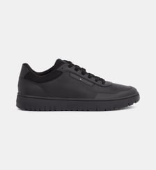 Baskets basses en cuir signature Tommy Hilfiger