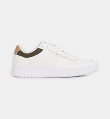 Baskets basses en cuir signature Tommy Hilfiger