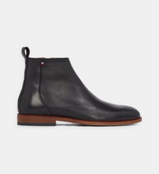Bottines en cuir signature Tommy Hilfiger
