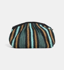 Sac pochette Lara effet raphia  Galeries Lafayette