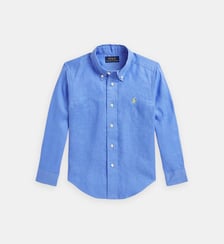 Chemise droite siglée en lin Polo Ralph Lauren