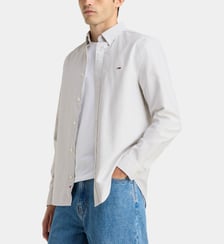 Chemise slim coton fines rayures Tommy Hilfiger