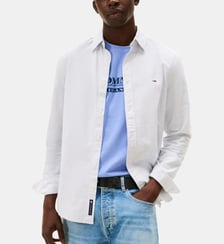 Chemise slim coton fines rayures Tommy Hilfiger