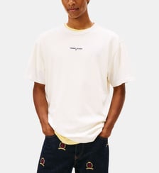 T-shirt ample coton signature Tommy Hilfiger