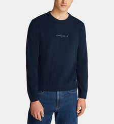 Pull droit signature  Tommy Hilfiger