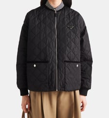 Veste droite matelassée Prada