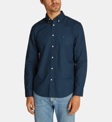 Chemise droite en coton à pois Tommy Hilfiger