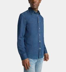 Chemise droite denim poche Tommy Hilfiger