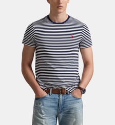 T-shirt marinière droit en coton Polo Ralph Lauren
