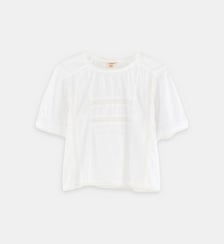 Top droit détails dentelle Hekoo Bellerose