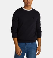 Pull droit en coton Tommy Hilfiger
