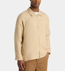 Veste droite Franco en lin Oas