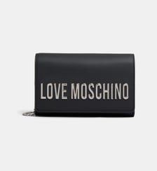 Sac à main métallisé signature Love Moschino