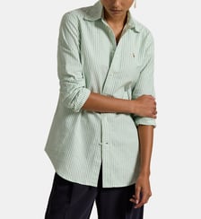Chemise slim à rayures en coton stretch Polo Ralph Lauren
