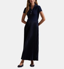 Robe longue Sewu plissée Polo Ralph Lauren