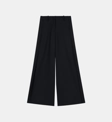 Pantalon de tailleur large en laine Kenzo