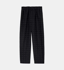 Pantalon droit imprimé jacquard en coton Kenzo