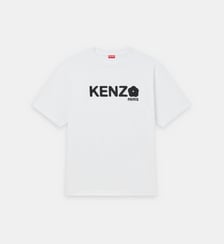 T-shirt droit logo en coton Kenzo