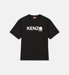 T-shirt droit logo en coton Kenzo
