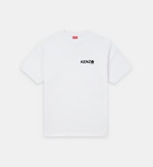 T-shirt droit logo en coton Kenzo