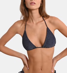 Haut de maillot de bain effet pailleté Molly Bracken