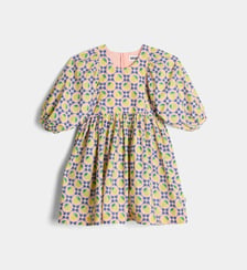 Robe Caio évasée en coton bio fleurie Molo