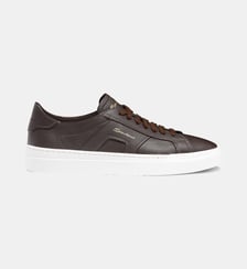 Baskets basses Buckle en cuir Santoni