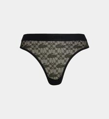 Culotte tanga en dentelle Lacoste