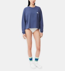 Sweat droit signature  Lacoste