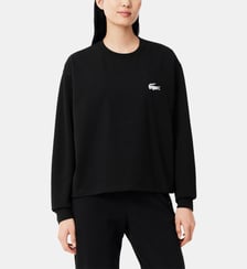 Sweat droit signature Lacoste