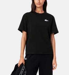 T-shirt droit signature Lacoste
