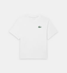 T-shirt droit signature Lacoste