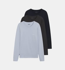 Lot de 3 maillots de corps droits manches longues  BOSS