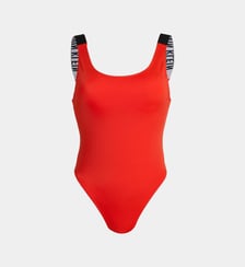 Maillot de bain 1 pièce signature Calvin Klein