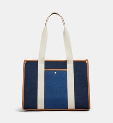 Sac cabas Teddy en jean Galeries Lafayette