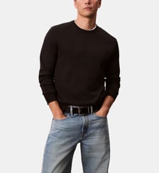 Pull droit coton pima Calvin Klein