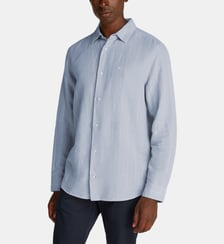 Chemise droite en lin et coton  Calvin Klein