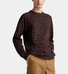 Sweat droit Wakara imprimé léopard en coton bio Picture