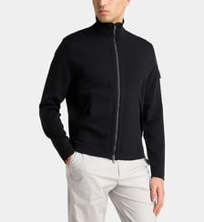 Pull stretch zippé en coton mélangé C.P. Company