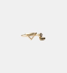 Bague en métal ornement signature Prada