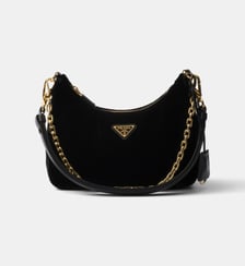 Mini Sac à main Re-Edition en velours Prada