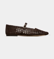 Ballerines Yeida en cuir tressé Miista