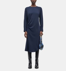 Robe mi-longue Saleasy détails froncés Samsoe Samsoe