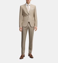 Costume veste et pantalon en laine mélangée BOSS