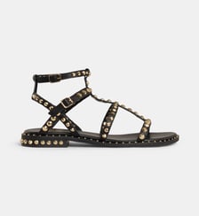 Spartiates plates Precious studs cuir Ash