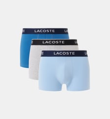 Lot de 3 boxers en coton stretch Lacoste
