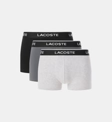 Lot de 3 boxers en coton stretch Lacoste