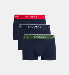 Lot de 3 boxers en coton stretch Lacoste